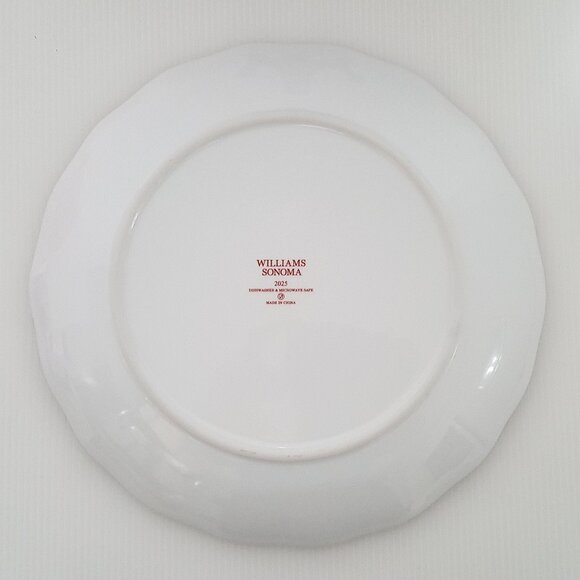 NEW Williams Sonoma Twas the Night Before Christmas Tree Dinner Plate 11" - Picture 3 of 3